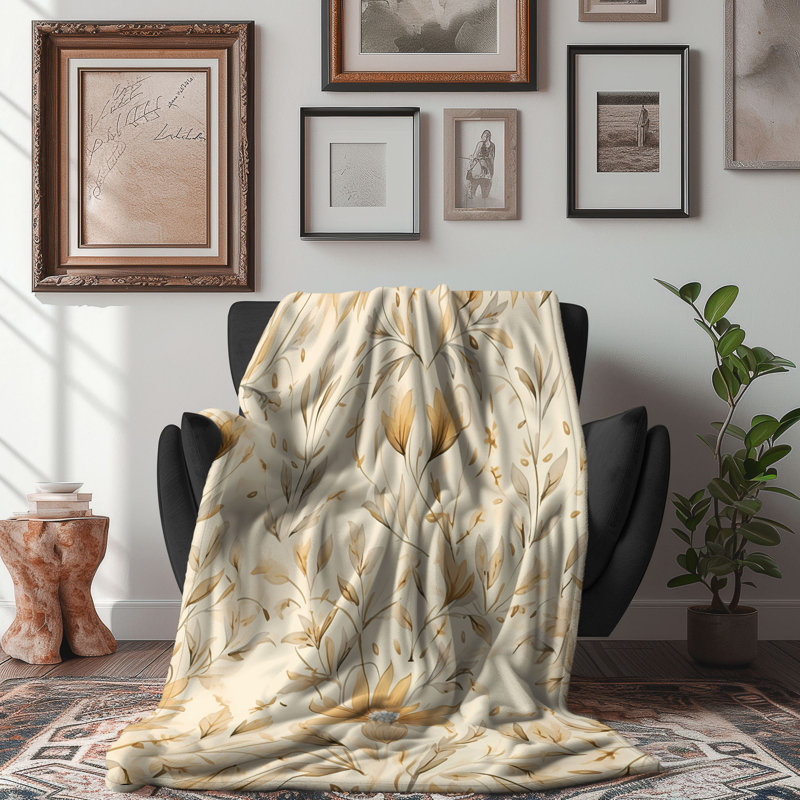 Sandstone Chic - 1 pièce Sherpa Premium, Grand lit