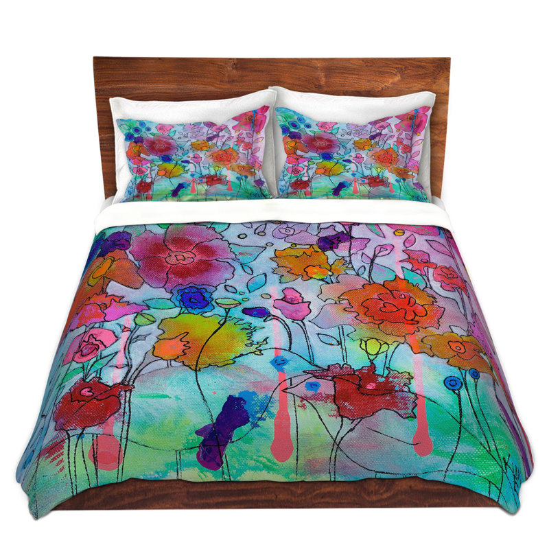 Ensemble de housse de couette subtil, 1 housse simple + 1 taie standard