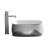 Modern Vitreous China Square Vessel Bathroom Sink-50480384