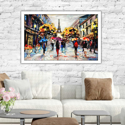 «Paris Streets», reproduction encadrée