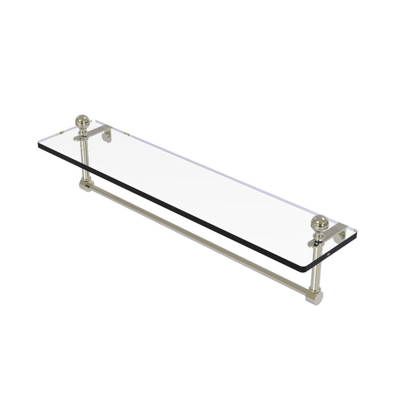 Tablette murale avec barre à serviettes Morosini, Gris mat