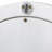 Yusuf Makeup Vanity with Carved Oval Mirror & Jewelry Storage-115330397