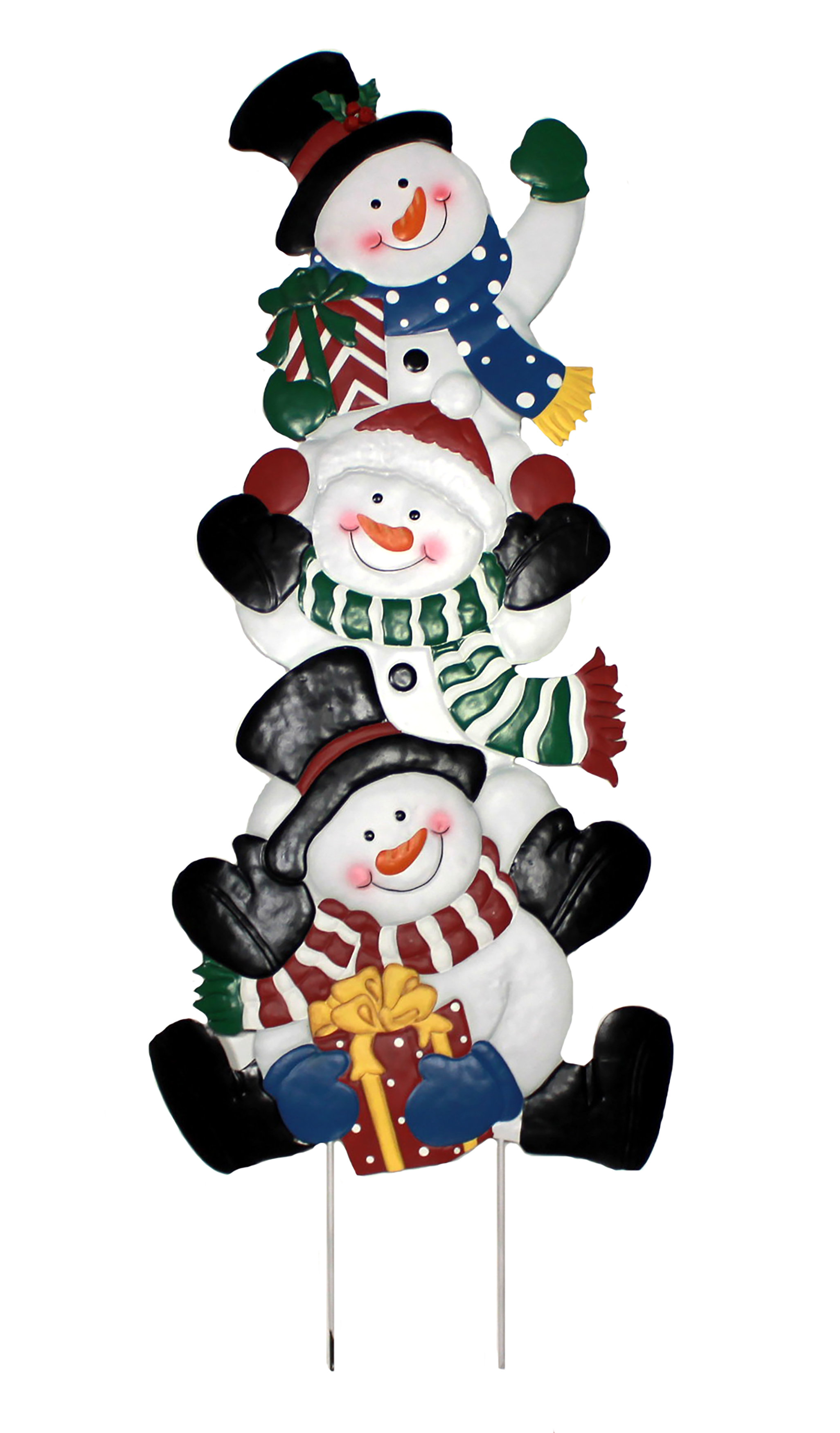 The Holiday Aisle® Snowman Garden Stake & Reviews | Wayfair