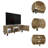 Unfinished TV Stand for TVs up to 55"