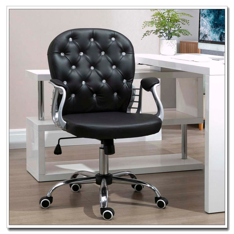Fauteuil de bureau Vinsetto, Noir