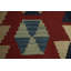 Tapis kilim à motif géométrique Vibrant