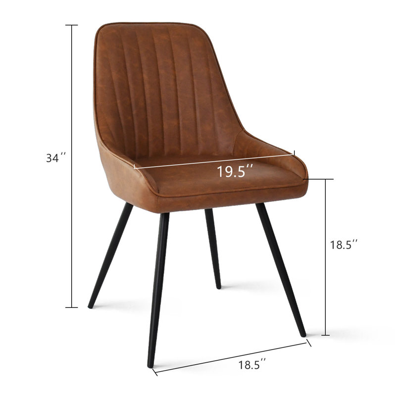 4 - Person Four Leg Dining Set, Brown