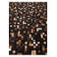 Tapis brun chocolat Jed