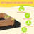 Wooden Sandbox With 2 Plastic Boxes, Outdoor Sand Box With Bottom Liner, Adjustable Height & Rotatable Canopy, Anti-Collision Design