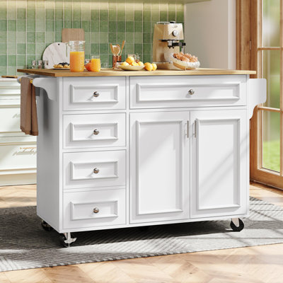 130 cm W Kitchen Island with Top