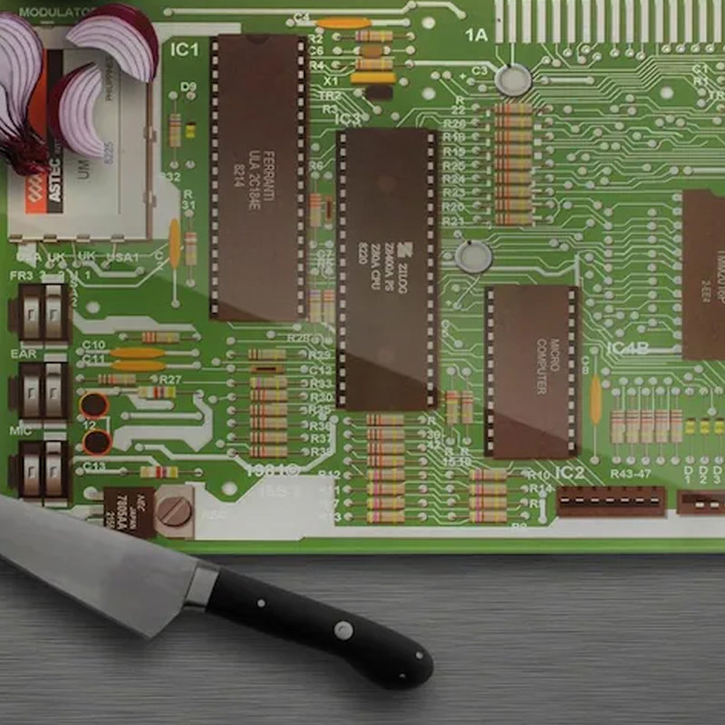 Jeray Motherboard Chopping Board - Multicoloured