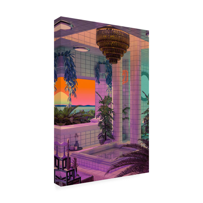 Lustre sur toile par Dekimbe Murray, reproduction, H 47 po x l 30 po x P 2 po
