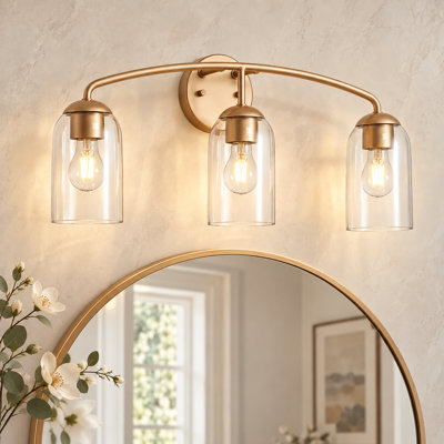 Modern 3-Light Dimmable Vanity Light