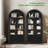 71" Arched Storage Bookcase with Doors-2090868208