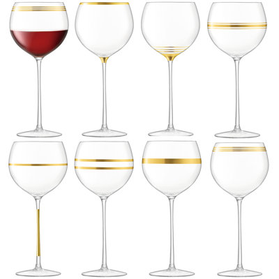 Deco 17.8 oz. Wine Glass Set