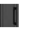 Table de chevet 14 pouces, aucun assemblage requis, finition noire et whisky
