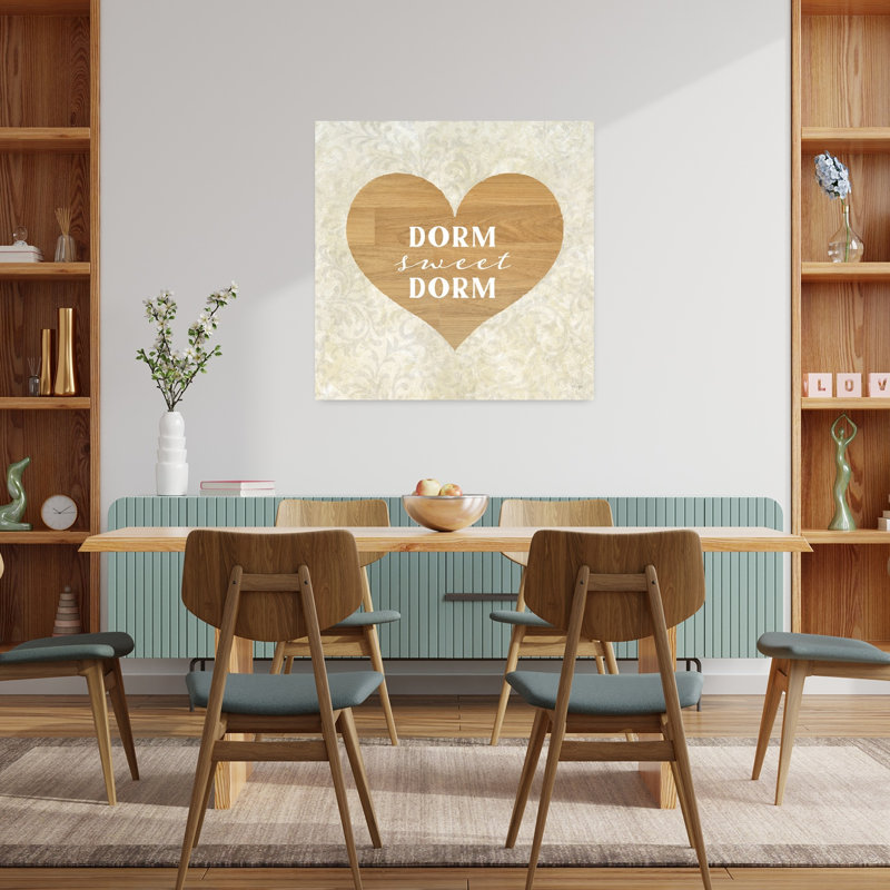 Dorm Sweet Dorm Abstract Contemporary Art, 36" H x 36" W