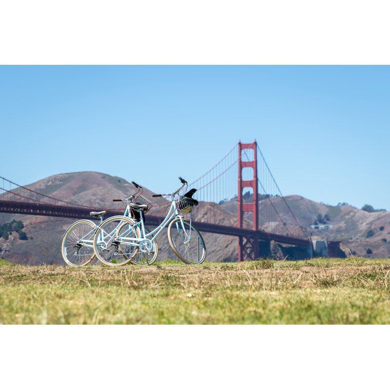 Two Bicycles Parked by Alitsiya - Wrapped Canvas Print, 81cm H x 122cm W x 3.8cm D