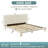 Willma Upholstered Scalloped Low Profile Platform Bed with Wider Headboard-1281475888