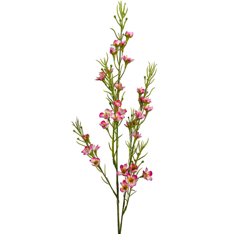 Wax Flower Spray Artificial Flower, Pink