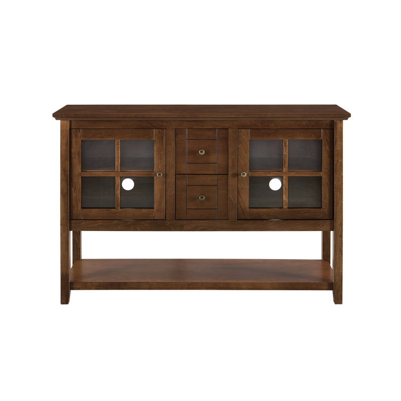 Gylla 52" 2-Door TV Stand for TVs up to 55", Walnut