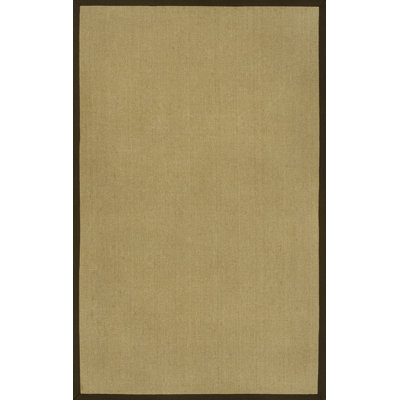 Locklin Farmhouse Cottage Border Jute Natural/Brown Rug