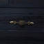 Armoire d'appoint en bois manufacturé noir massif-170140072