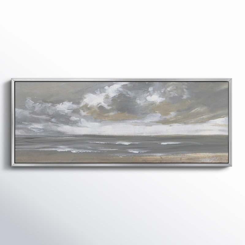 Windswept, reproduction d'art sur toile, Argent, H 12 po x l 30 po x P 1,5 po