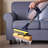 Sponge Mop Home Commercial Use Tile Floor Bathroom Garage Cleaning With Squeegee And Easily Dry Wringing,(Yellow)