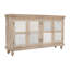 Armoire décorative en bois massif 4 portes Vikshi
