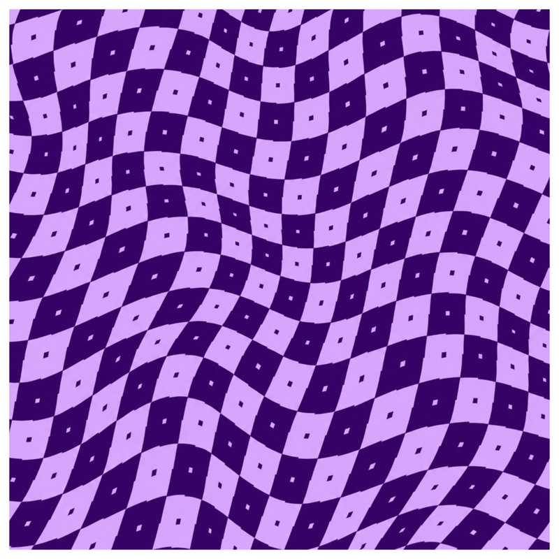 Housses de couette à carreaux mauves, Twin