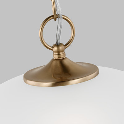 Luminaire suspendu en dome à 1 lumière