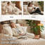 Chaise longue rembourrée et rembourrée avec structure en bois-130061381-130061382