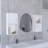 2-Pc Wall-Mounted Bathroom Medicine Cabinet With Open And Closed Storage-588474155