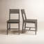 Ollie Dining Chair Set Of 2 Brown
