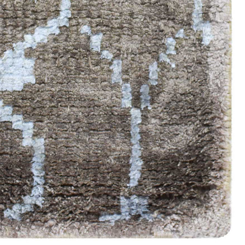 Tapis d'intérieur en viscose noué à la main de qualité supérieure
