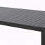 Table de salle à manger d'extérieur en aluminium