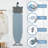 Metal Freestanding Adjustable Height Ironing Board,Multi-functional Iron Board with Ironing Mat