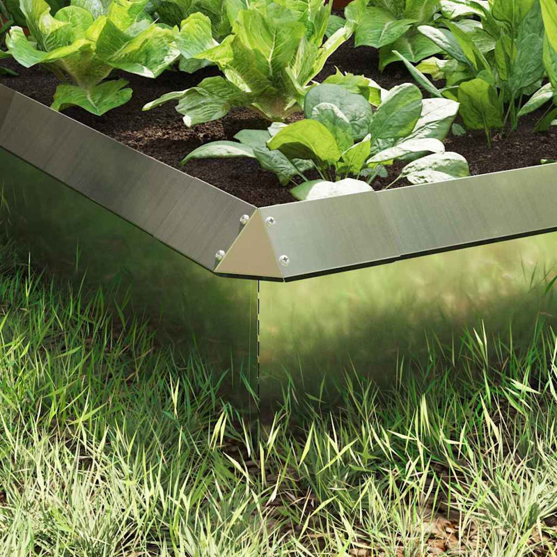 25 cm H x 100 cm W Galvanised Steel