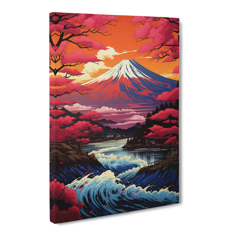 Mount Fuji - Wrapped Canvas, 76cm H x 50cm W x 3cm D