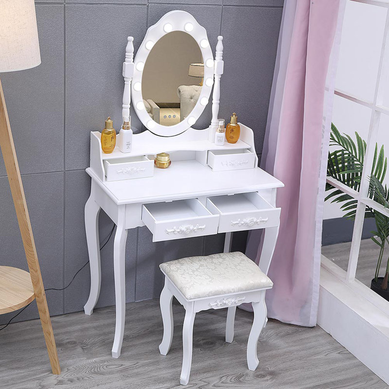 Deitz Dressing Table with Mirror