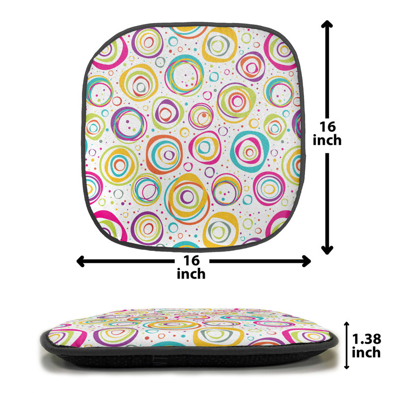 Outdoor 1.38'' Dining Chair Seat Cushion