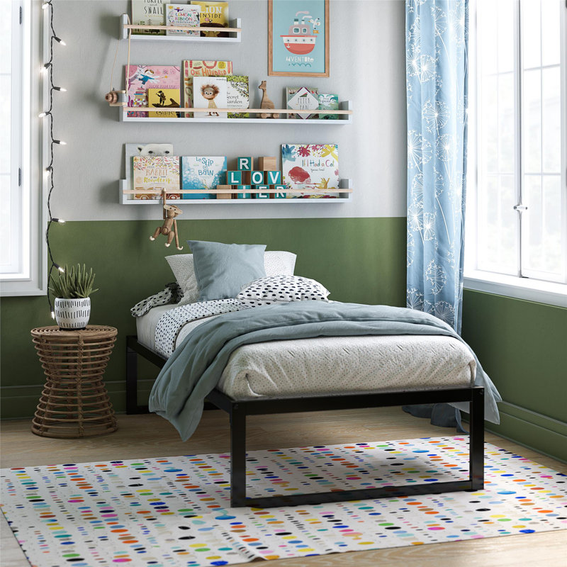 Avey Modern Metal Platform Bed Frame