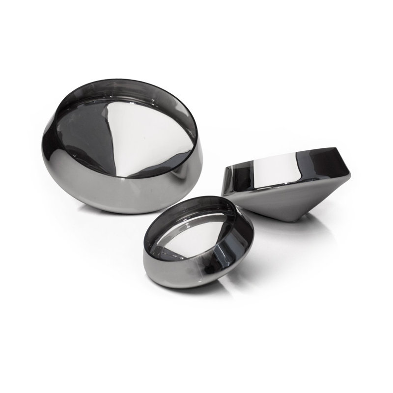 Sini Handmade Snack Bowl, Platinum Silver