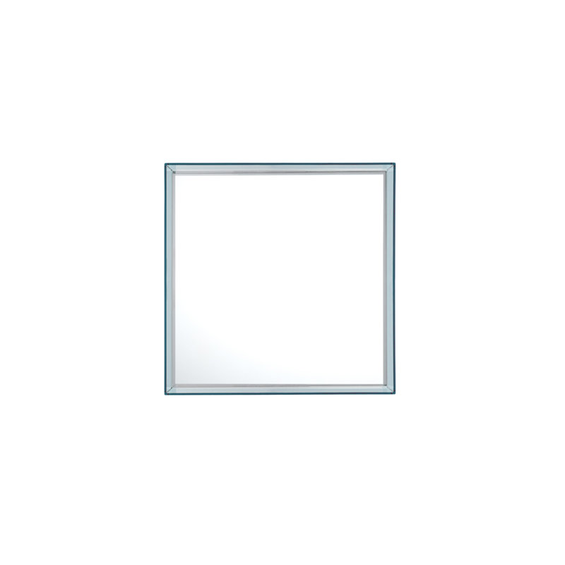 Only Me Mirror, 19.69" x 19.69", Azure