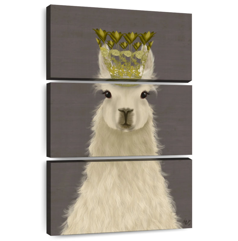 Brampt Llama Queen, 57" H x 36" W