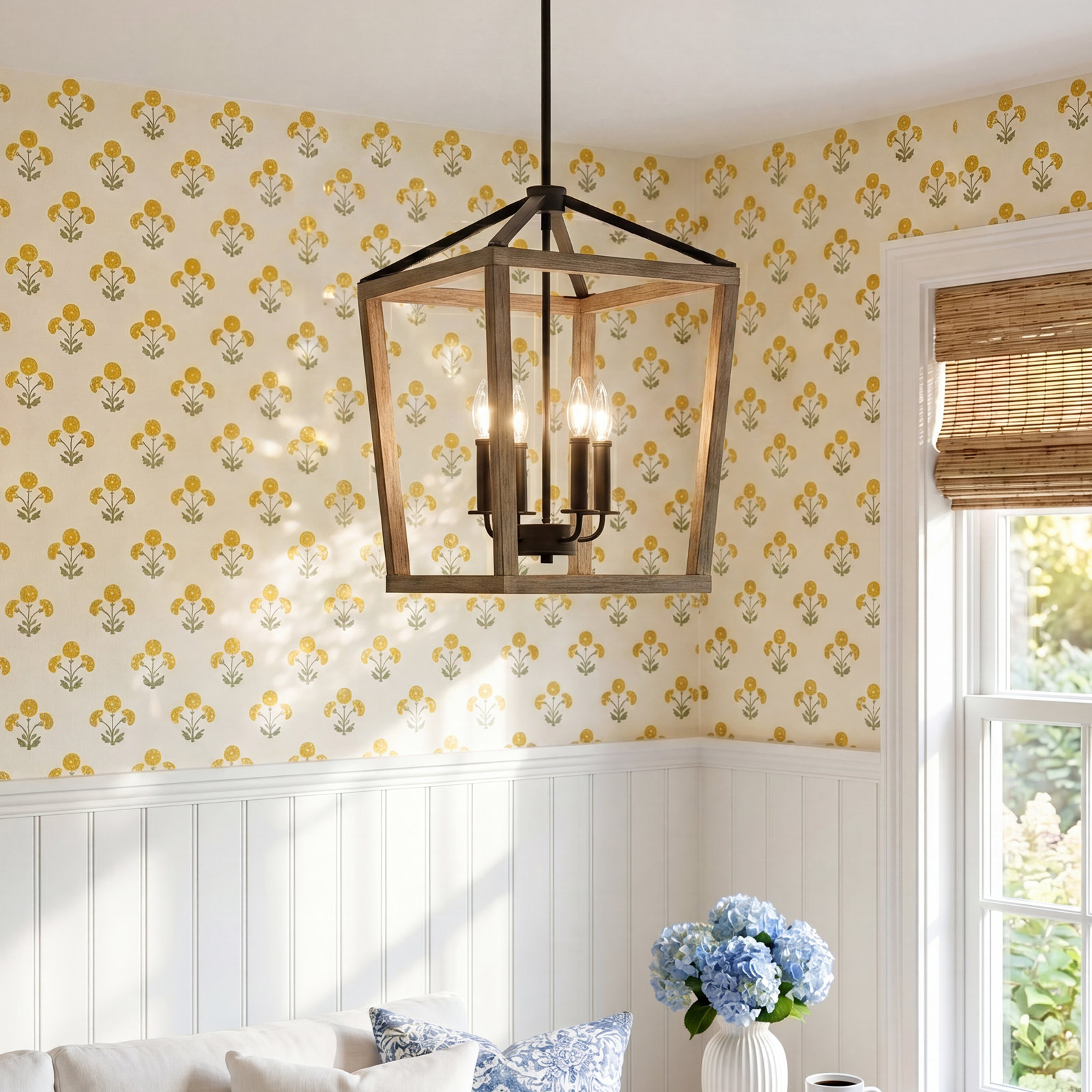 Icarus 4-Light Chandelier, 62.5" H x 12" W x 12" D