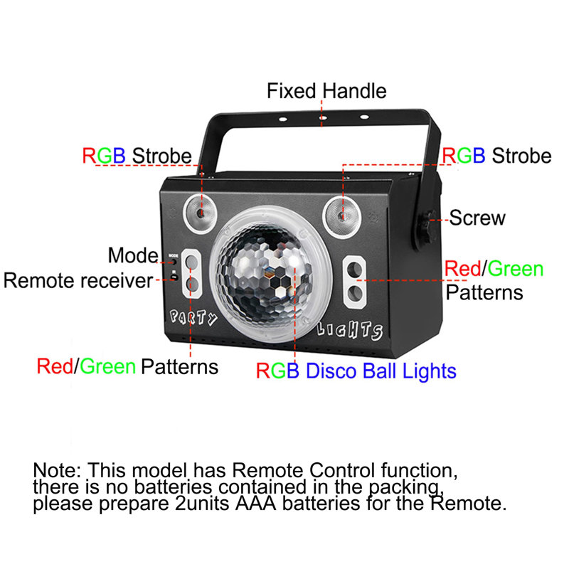 Anneliesa LED Projection & Strobe Lights