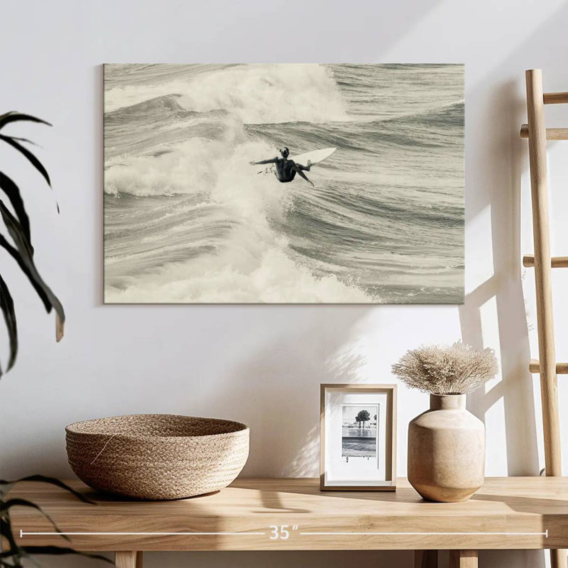 Senne surfeurs rétro, H 16 po x l 24 po