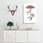 Amanita Muscaria Mushroom Illustration - Wrapped Canvas-55368496